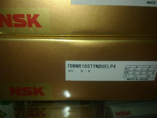 NSK 80BNR10STYNDUELP4 -Ultra High-Speed Angular Contact Ball Bearing